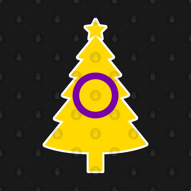 Christmas Tree LGBT Flag Intersex by aaallsmiles