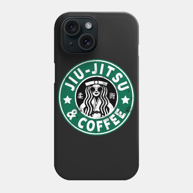 JIU JITSU AND COFFEE - FUNNY BRAZILIAN JIU JITSU Phone Case by Tshirt Samurai