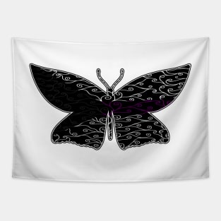 Swirls and Silk - Demisexual Flag Tapestry