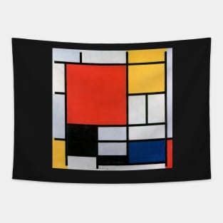 Composition with Red, Yellow, Blue, and Black by Mondrian Tapestry