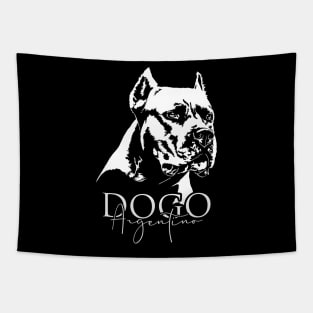 Proud Dogo Argentino dog portrait gift Tapestry