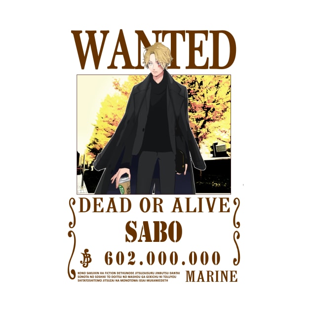 Sabo One Piece Wanted by Teedream