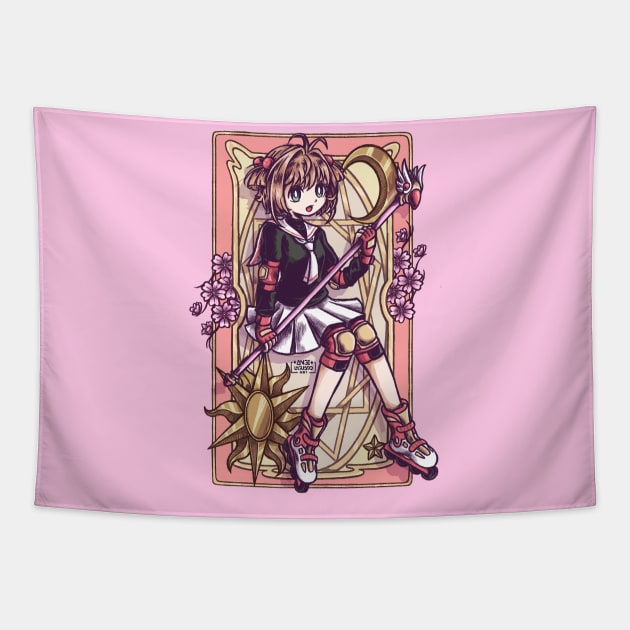 cardcaptor sakura uniform Tapestry by Angi.Laguado