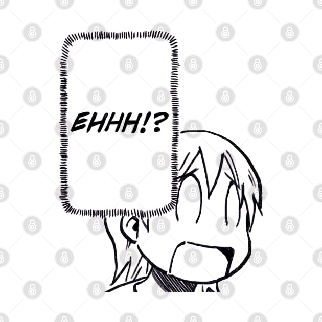 I draw that panel of yuuko goes ehhh / funny nichijou face meme by mudwizard