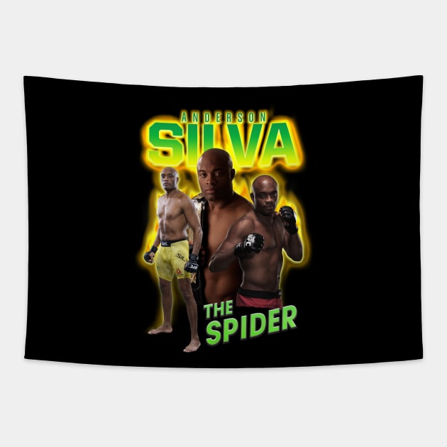 Anderson Silva Tapestry by 730