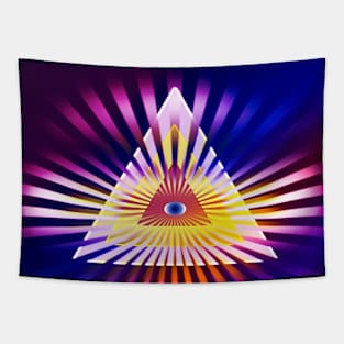 The Seeing Eye Symbol Tapestry