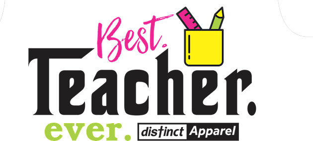 Best Teacher Ever Kids T-Shirt by DistinctApparel