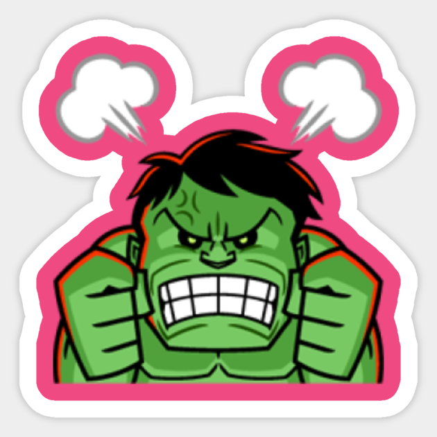 Hulk Angry Hulk Sticker Teepublic Hulk is a superhero in the team avengers. hulk angry