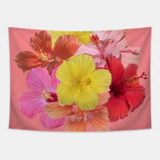 Hibiscus Blossoms Tapestry