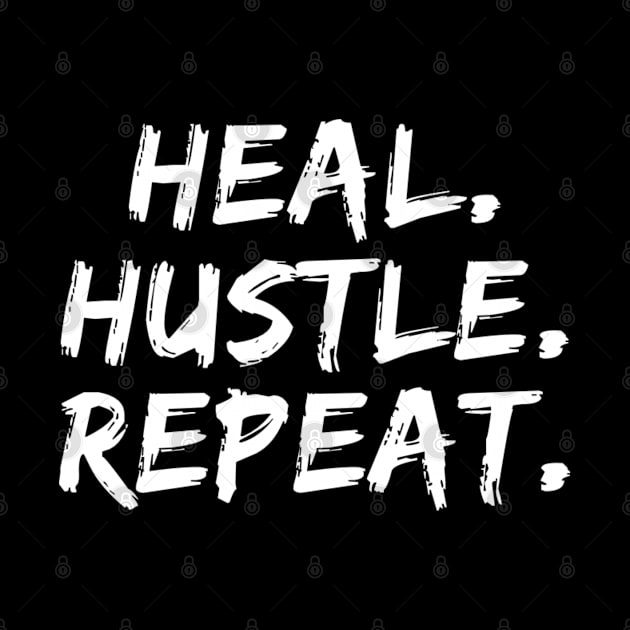 Heal Hustle Repeat White by Live Together