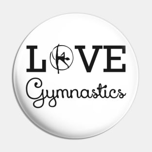 Love gymnastics Pin