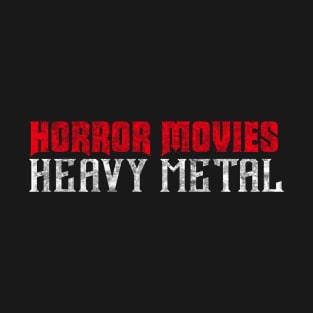 Horror Movies Heavy Metal T-Shirt