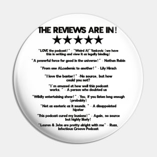 Beer'd Al Reviews Pin