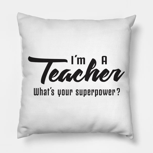 Super Teacher Pillow by kaitokid
