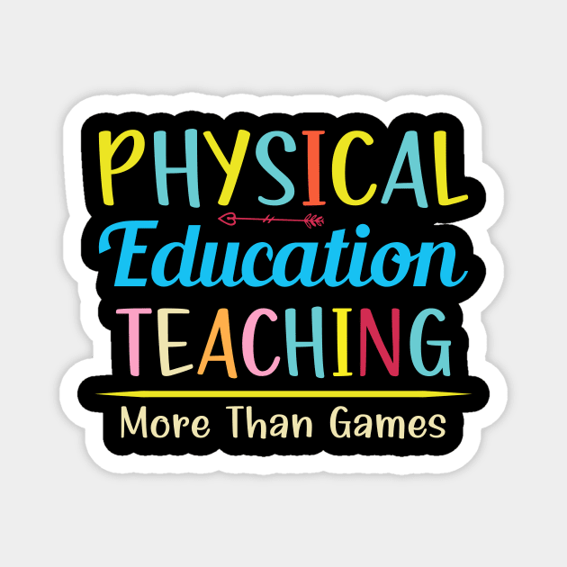 Physical Education Phys Edu ED Teacher PE Magnet by GloriaArts⭐⭐⭐⭐⭐