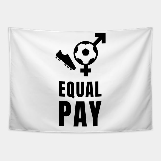 US Women's Soccer Team Deserves Equal Pay Tapestry by sheepmerch