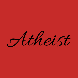 Script Atheist Shirt T-Shirt