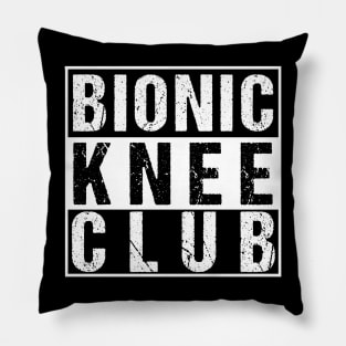 Knee Surgery T Shirt Surgery Survivor Shirt Bionic Knee Club Pillow