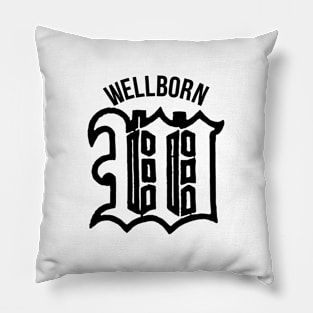 Wellborn W Black Pillow