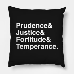 Four Cardinal Virtues & Ampersand Pillow