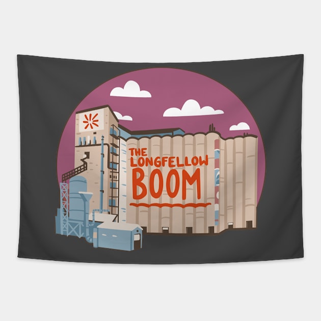 Longfellow Boom - Silos Tapestry by elliandjelly