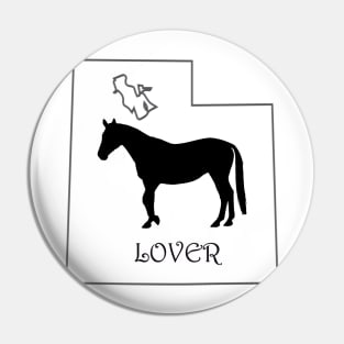 Utah Horse Lover Gifts Pin