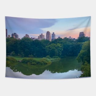 Central Park Manhattan Sunset NYC Tapestry