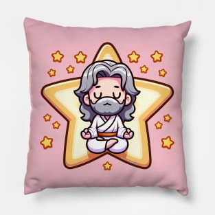 God Maditating Pillow