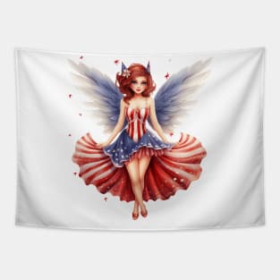 4th of July Fairy #6 Tapestry