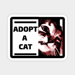 Adopt A Cat Magnet