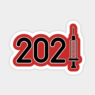 2021 Year of the OX and Vax T-shirt Magnet