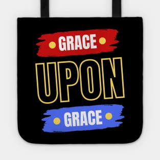 Grace Upon Grace | Christian Typography Tote