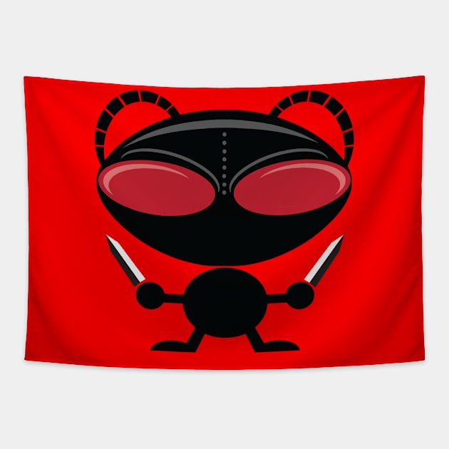 Black Manta Tapestry by tduffyworld