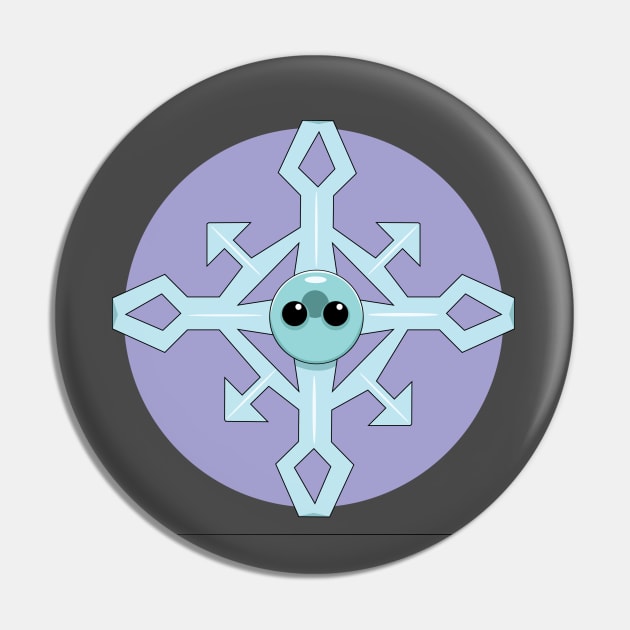 Ice Elemental Pin by Peculiar Monsters