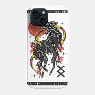 Fierce Wolf vs. Snake Phone Case