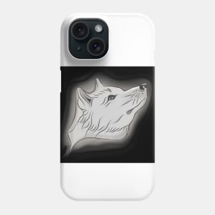 White wolf Phone Case