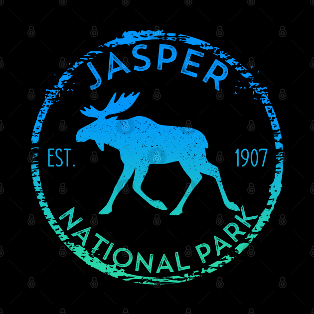 Jasper National Park Alberta Canada Moose by Pine Hill Goods