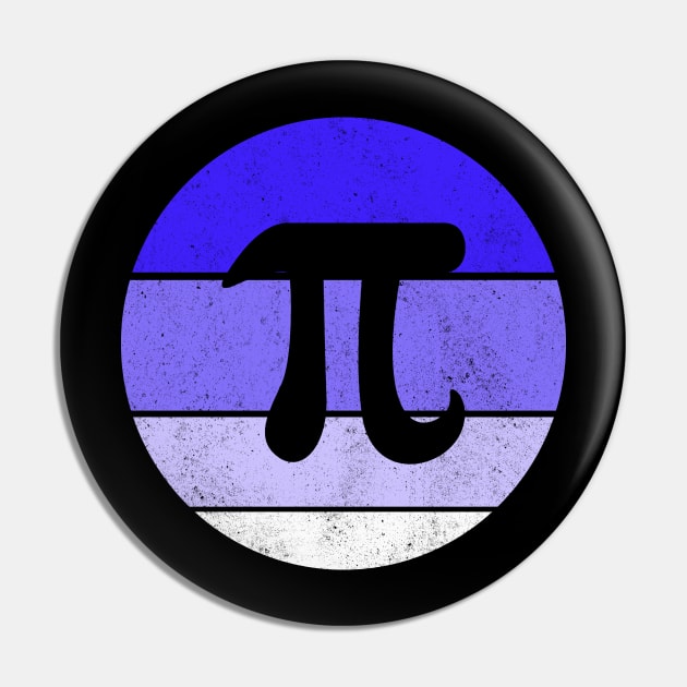 3.14159 Pi Day Math Teacher Retro Vintage Pin by savariya