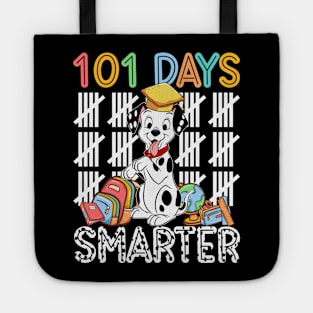 101 Days Of School Dalmatian Dog 100 Days Smarter Teacher Tote