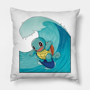 Squir tortle surf Pillow