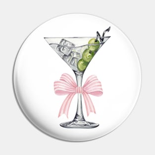 Coquette Martini Pin