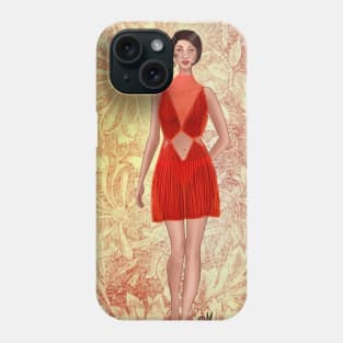 Lady in Red Phone Case