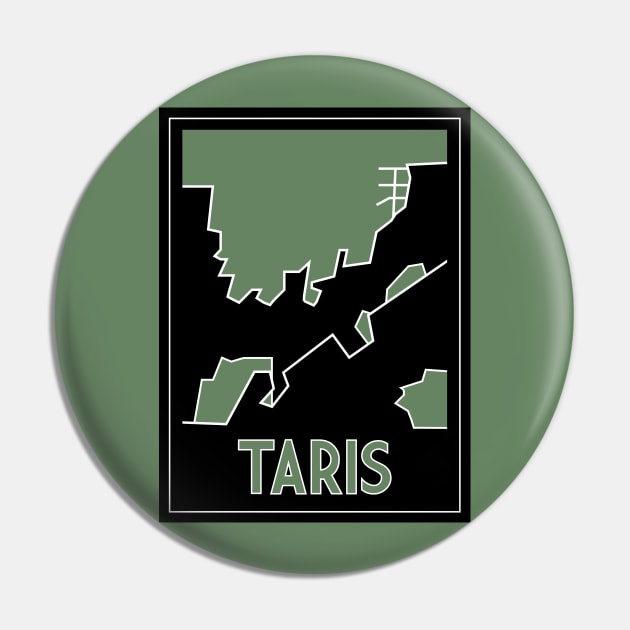 Taris Art Deco Pin by Karthonic