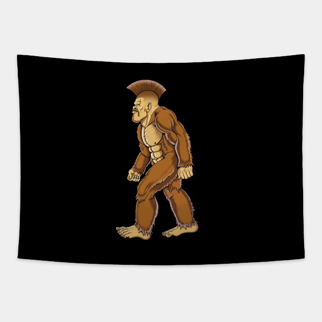 Big foot hairstyle Tapestry by Artardishop