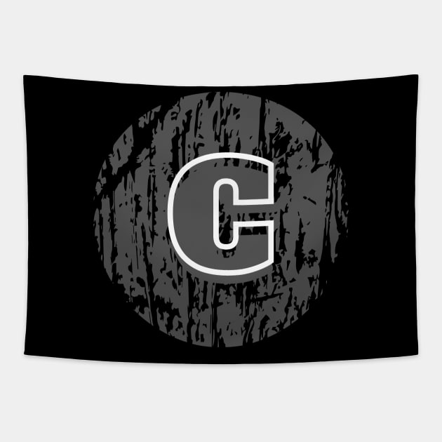 Letter C Tapestry by Rahmat kurnia