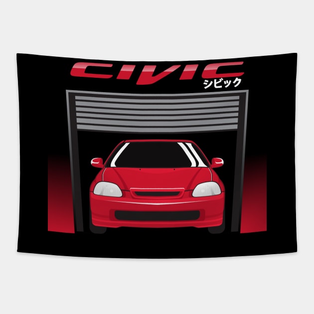 Civic Garage Tapestry by masjestudio