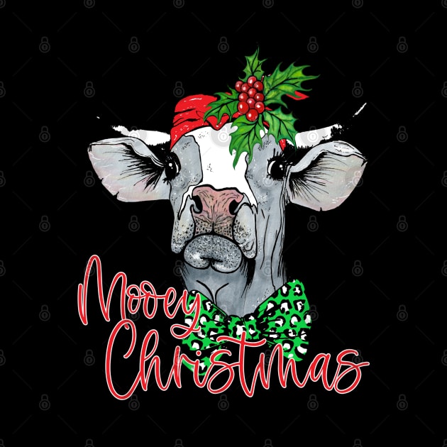 Mooey Christmas  Cow by ShirtPirat