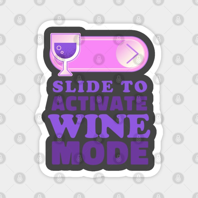 Slide to unlock Wine Magnet by aaallsmiles