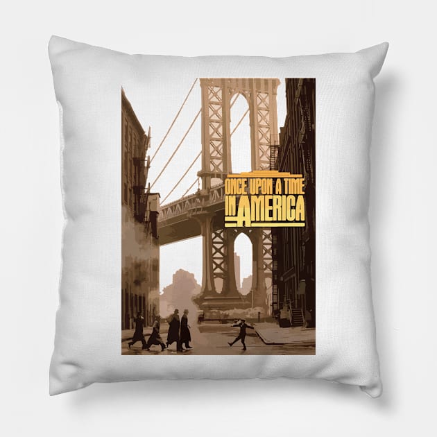 Once Upon A Time In America Pillow by lazaralex97