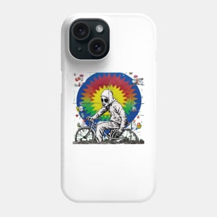 The Biker on the Wall Phone Case